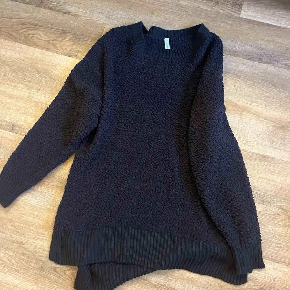 Plus Size Black Sweater